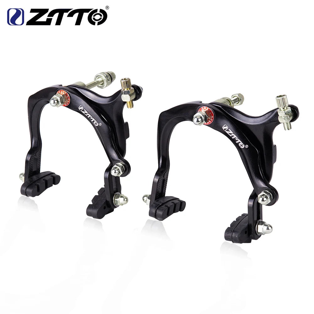 ZTTO C Calipers Rim Brake Bicycle Side Pull Brake for Cruiser Kids Bike City Cycling Front Rear Friction Wheel Brake With Pad