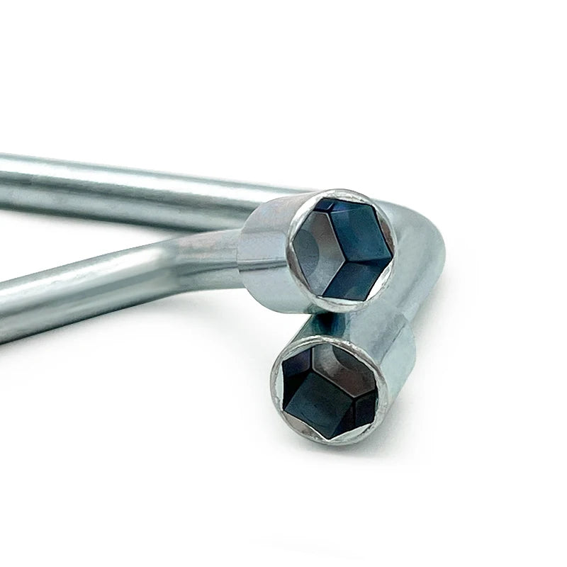 2 Pieces Novelty Hand Tools 8mm Socket Wrench with 4mm Hex Key for Electric Grass Trimmer