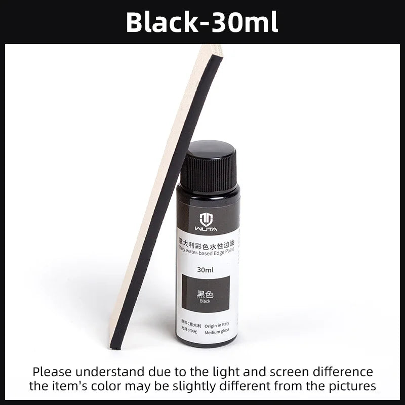 WUTA 30ml Professional Leather Edge Paint Oil Dye Edge Dressing Color Coats Leather Finish Supplies DIY Craft Leather Shoe Edges