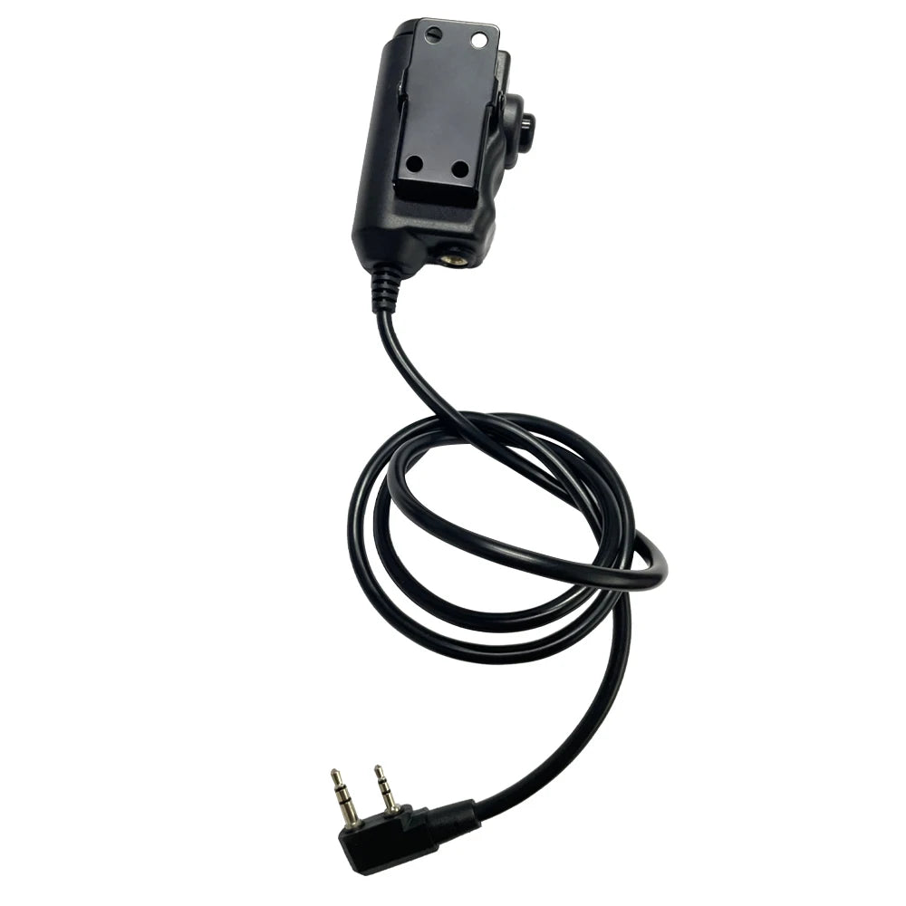 Original EARMOR M51 PTT Adapter Airsoft Tactical Headset Kenwood(for baofeng) Plug Tactical Headset Accessory