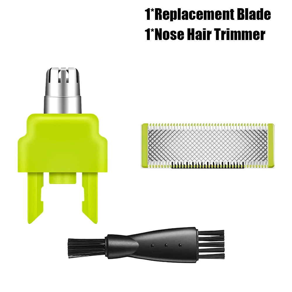 YUKU Shaver Replacement Blade for Original OneBlade Electric Shaver Nose Hair Trimmer Replacement Heads for QP2520 QP2630 QP6520