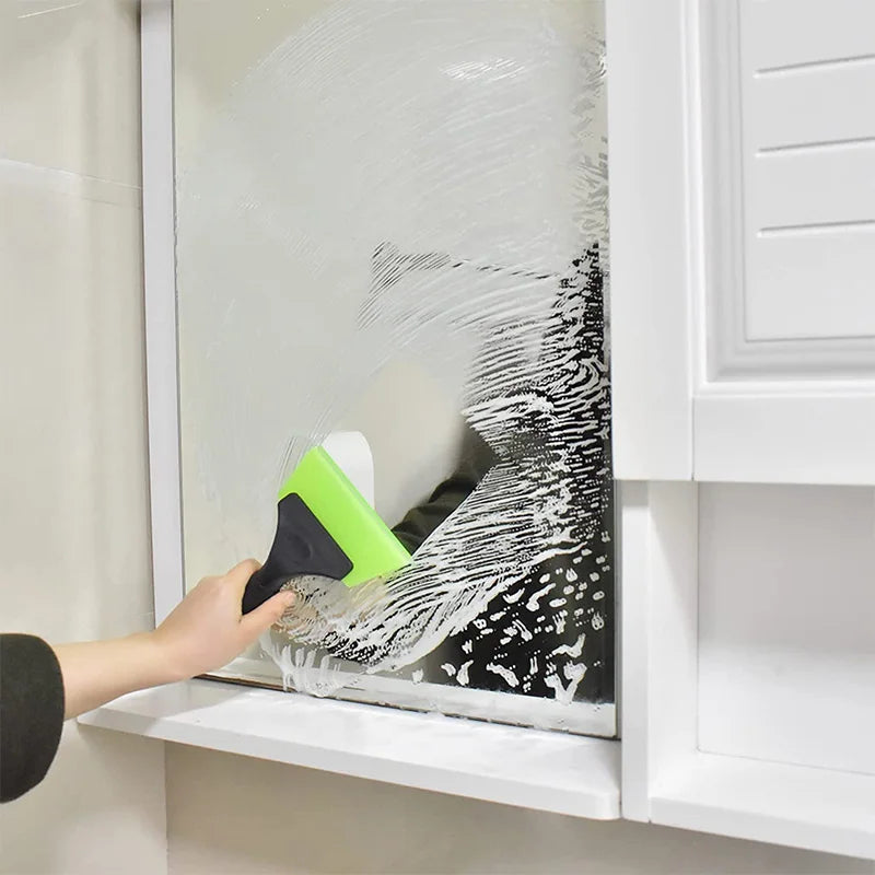 Silicone Scraper for Car Glass Rubber Squeegee Window Tint Tool Glass Water Wiper Mirror Cleaning Water Blade Car Accessories