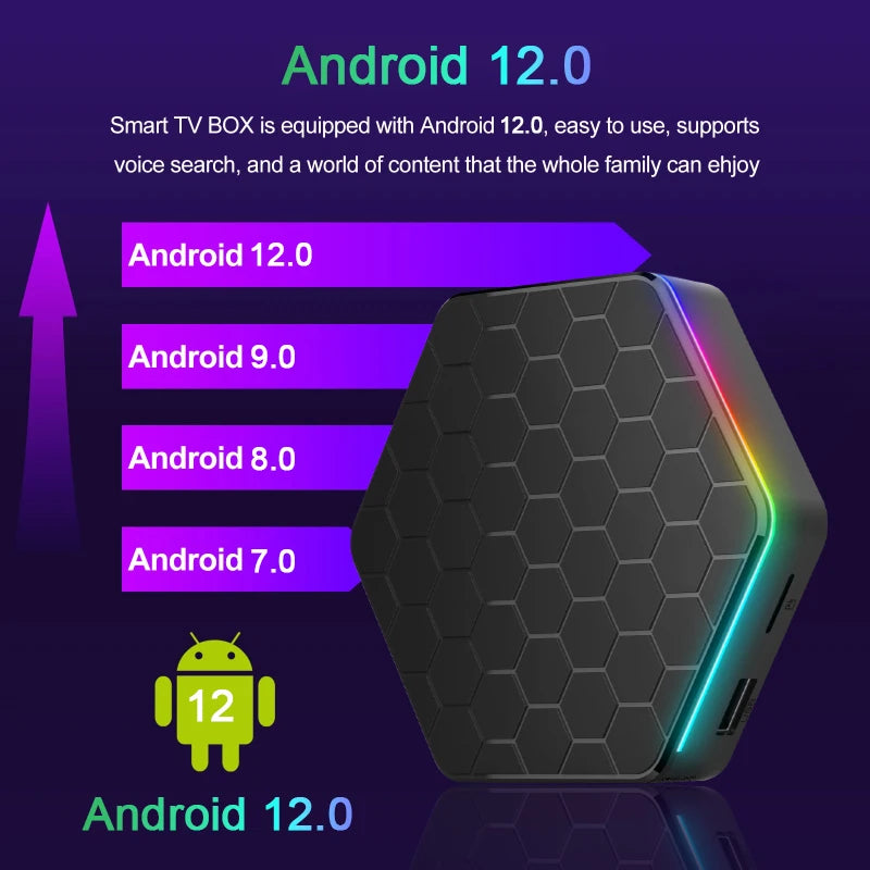 T95Z plus Android 12 Smart TV Box 8K Allwinner H618 BT5.0 WiFi 6 Stream Media Player Multi 16GB/32GB/64GB/128GB ROM Set Top Box