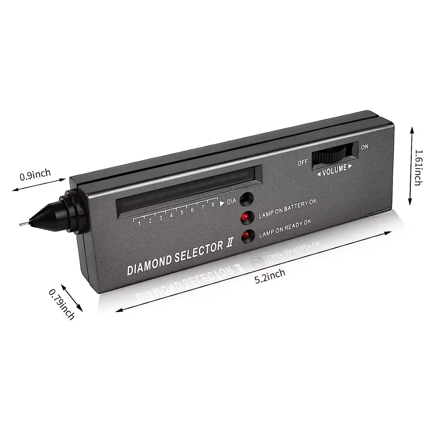 Portable Diamond Tester & Gemstone Selector Jewelry Watcher Tool Test Pen Moissanite Ruby Sapphire Diamond Detector