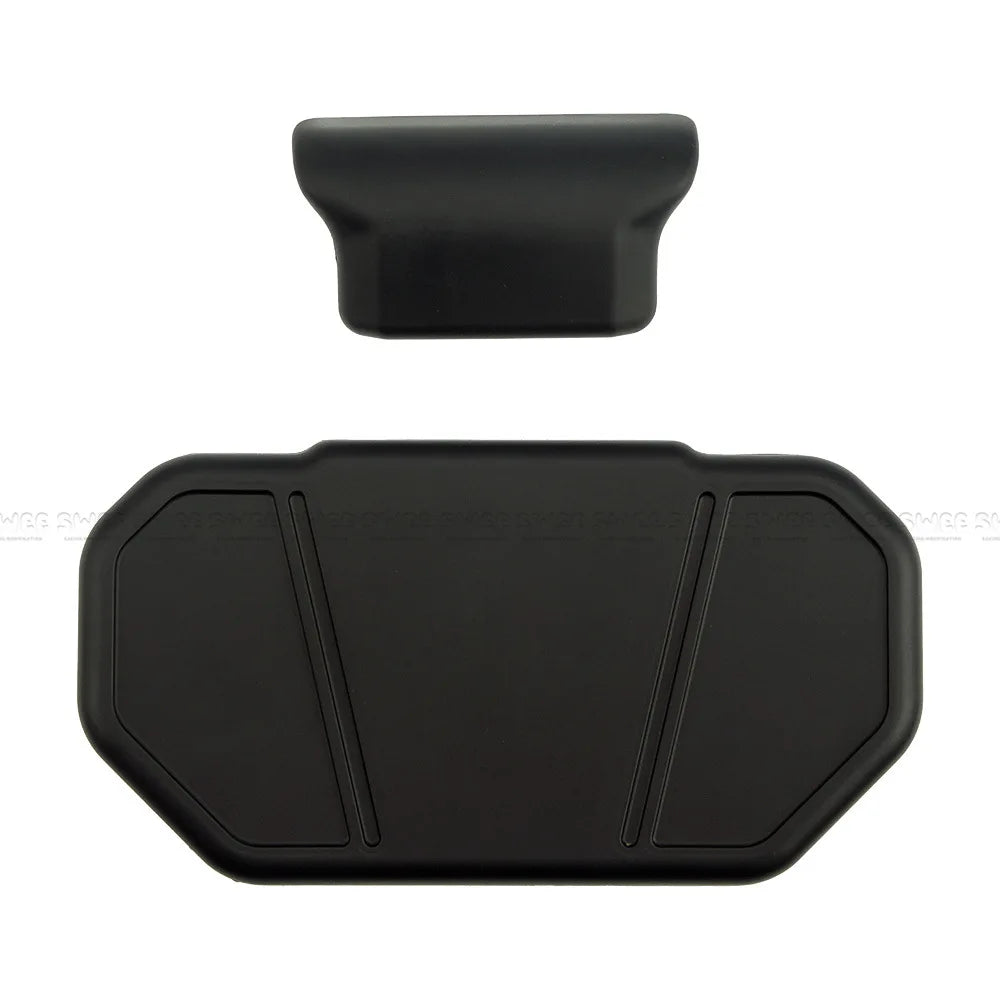 Motorcycle Helmet Box Trunk Small Backrest PU Backrest Cushion Self Skinned Foam Rear Tool Cases Shock Absorber