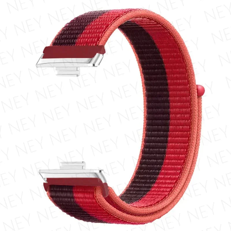 Nylon loop band For huawei watch fit 3 strap smart wristband breathable Sport Watchbands bracelet correa huawei fit3 Accessories