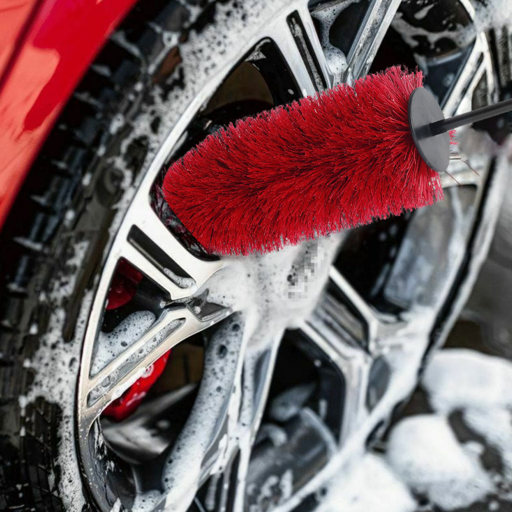 45cm Car Wheel Wash Brush Multifunction Car Wheel Rim Tire Cleaning Brush Soft Non Scratch Auto Care Detailing Washing Tools