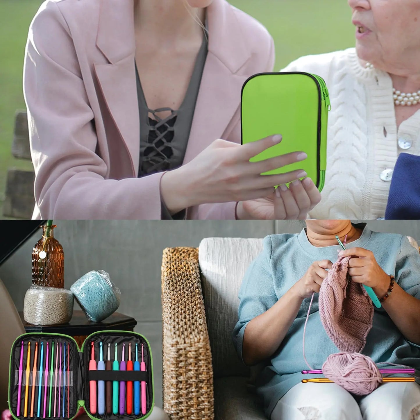 100pc Knitting and Crochet Kit