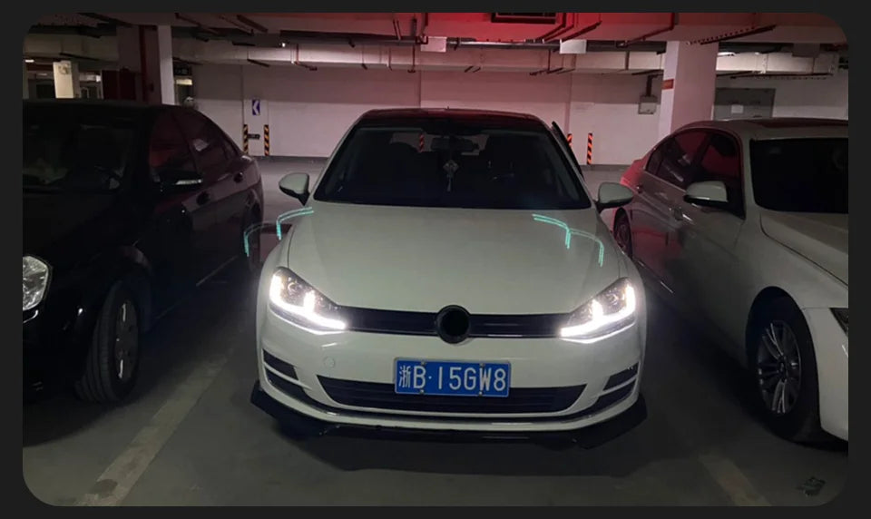 Auto Parts For VW Golf 7 MK7 GTI Headlights 2013-2017 Upgrade golf 7.5 styling LED DRL Dual Projector Car Accesorios Modified