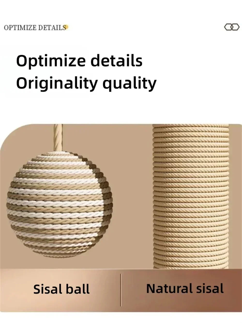 Durable Sisal Cat Scratcher Turntable with Funny Stick Balls Solid Wood Cat Toy Scratching Board Pet Supplies Climbing Frame