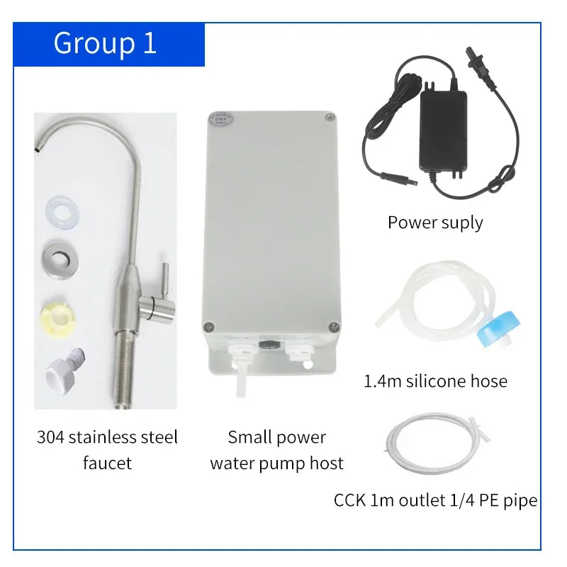 12V Caravan Electric Kitchen Water Pump Faucet Automatic Water Suction Pump 1.5 L 2.7L Faucet Automatic Suction Pump For Galley