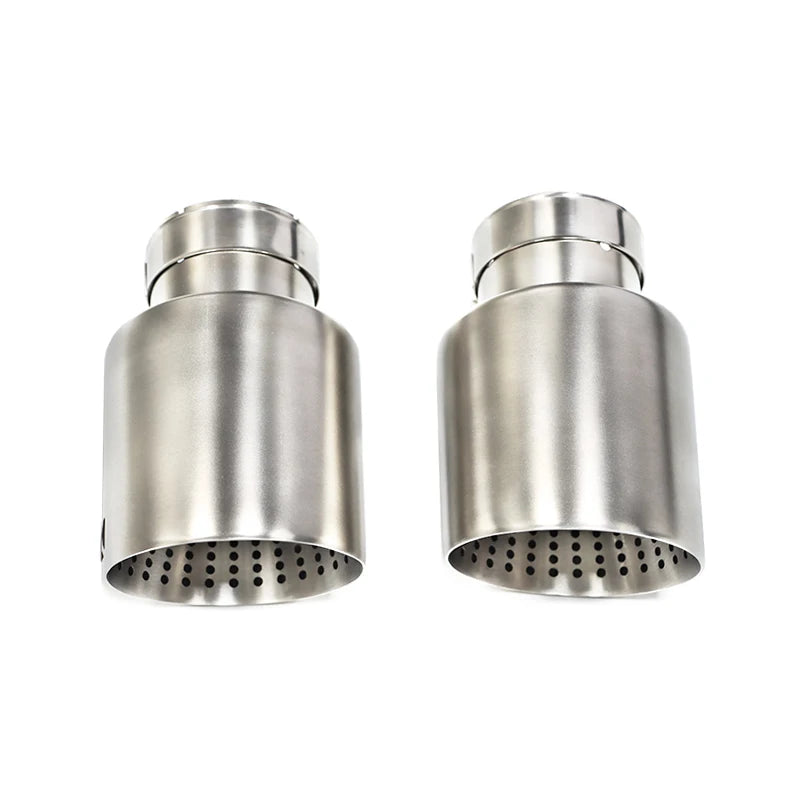 1 Pcs Matte Stainless Steel Car Exhaust Tip System Pipe Universal Exhaust Tip For VW GTI MK7 Golf7 Nozzle 60MM 63mm Muffler Tip
