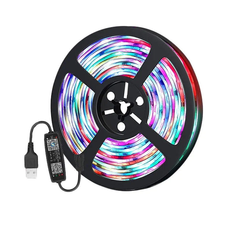 Intelligent LED strip lights-color change, music synchronization, application control, remote control, RGB-suitable for room dec