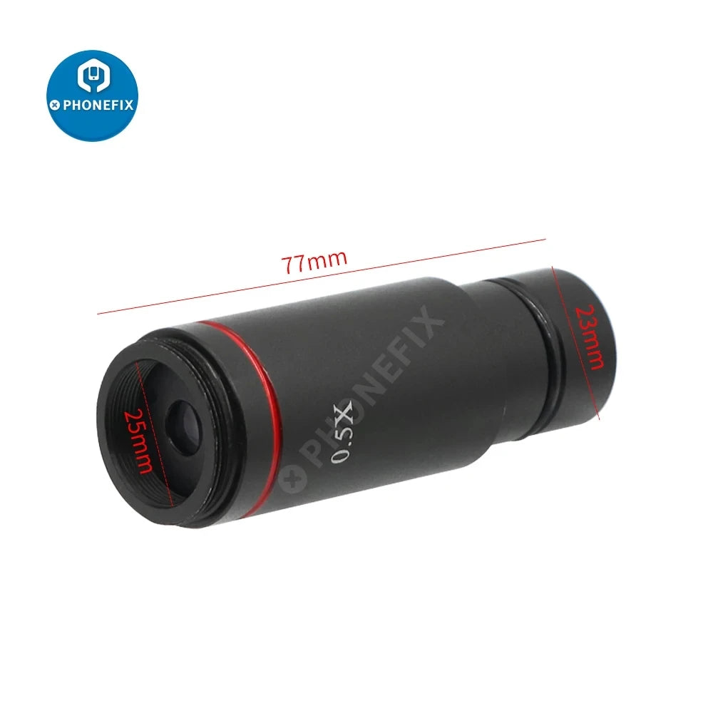 5MP CMOS USB Microscope Industrial Digital Camera 0.5X Eyepiece C-Mount 23.2mm Adapter with 30/30.5mm Ring For Image Capture