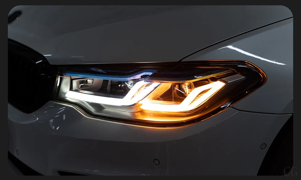 Car Styling Head Lamp for BMW 5 Series G30 Headlights 2017-2021 Headlight LED DRL Signal Projector Lens Automotive Accessories