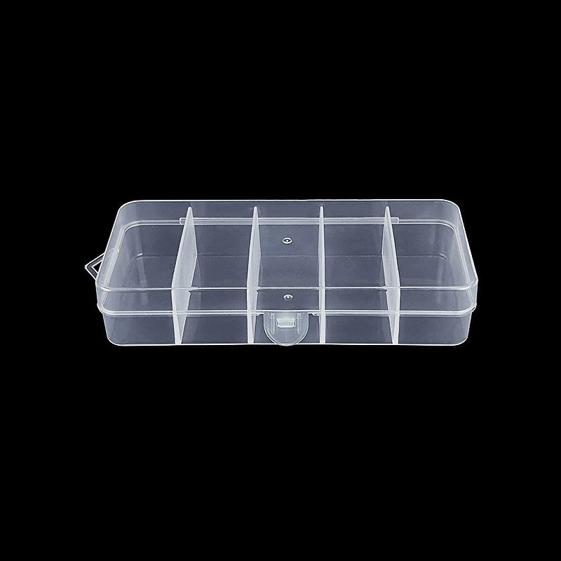 Transparent Fruit Fork Storage Box Organizer Plastic Storage Case Container For Kids Fruit Fork Organizer Display Box
