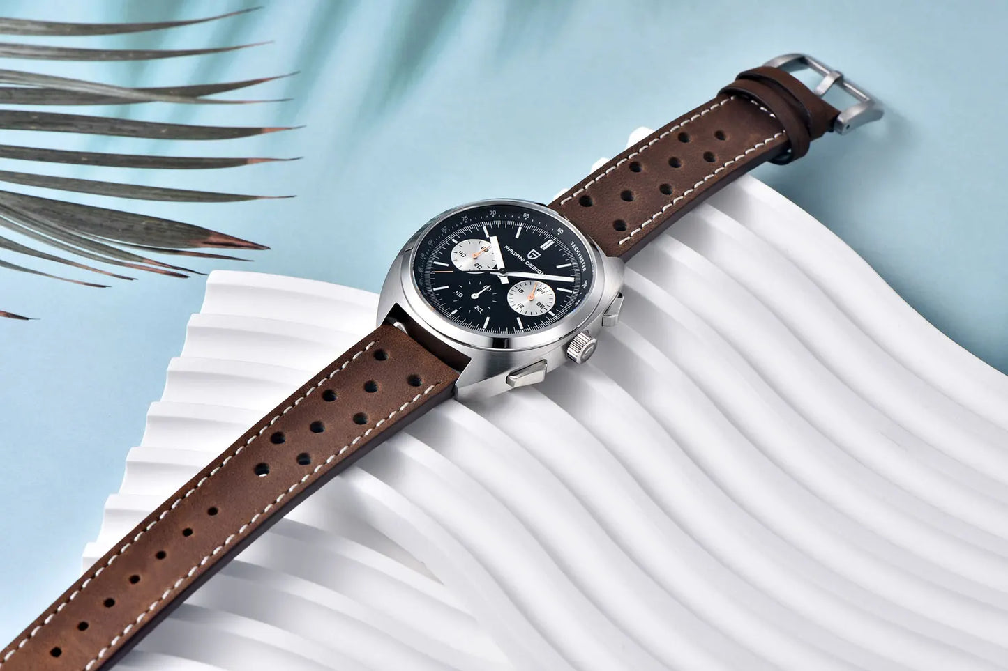 PAGANI DESIGN 2024 NEW Turtle Back Chronograph 1782 Watch for Man Fashion Men's Quartz Watch Luminous relogios masculino