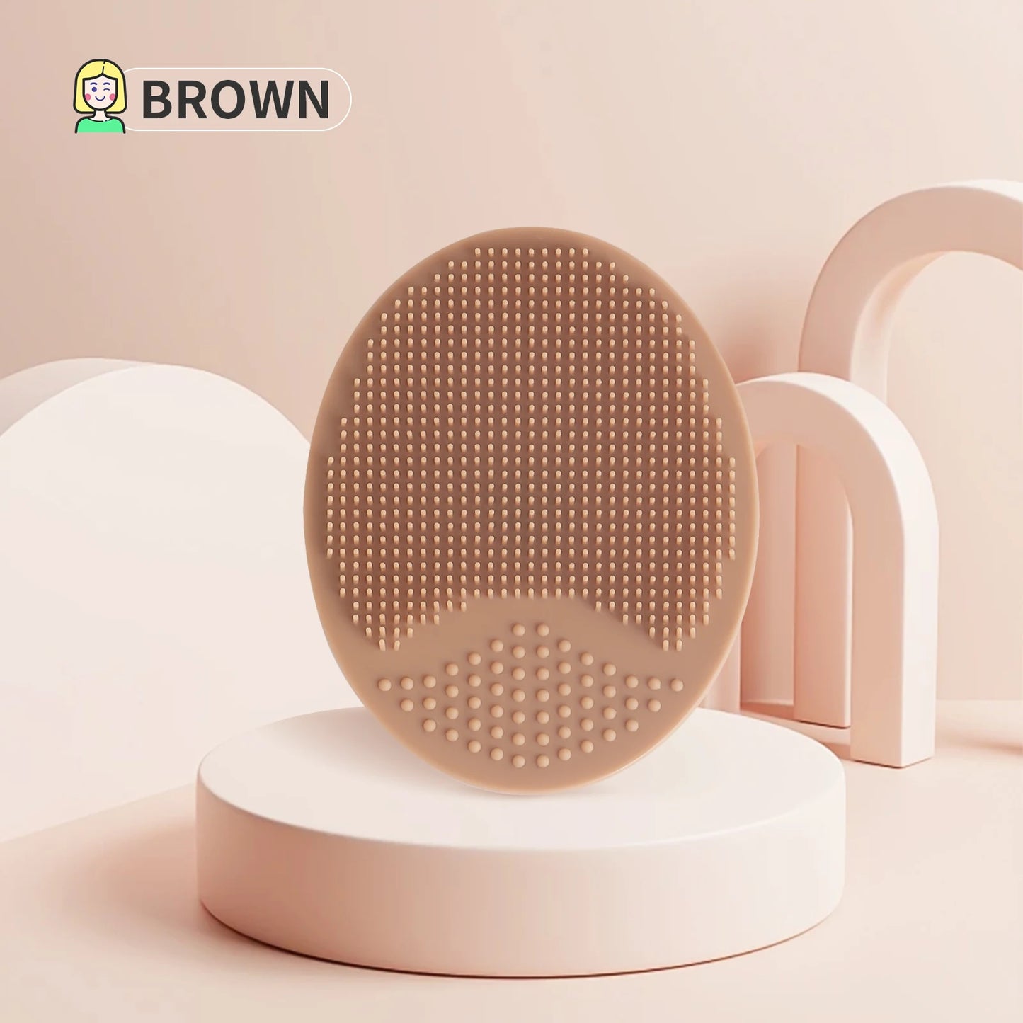 Wash a face to brush,1pcs Silicone Cute Sucker mini Cleansing cleaning brush for Face Washing