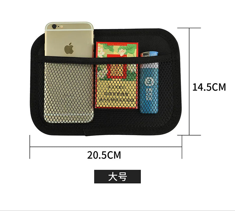 Stowing Tidying Oxford Fabric Car Storage Net Bag Automotive Pocket Multi-use Car Seat Back Organizer