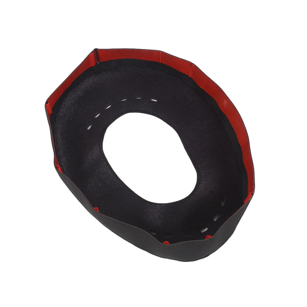 1PC Motorcycle Helmet Skirt Wrap-Around Helmet Bib Wind & Rain Bib Helmet Warm Bib Detachable Noise Blocker Short Type