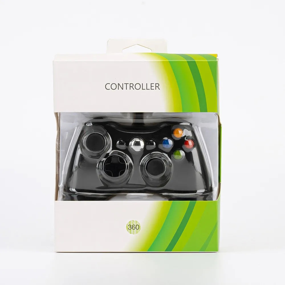 XBOX 360 wired gamepad supports Xbox 360 slim PC gamepad supports Steam and can adapt to Win7/10