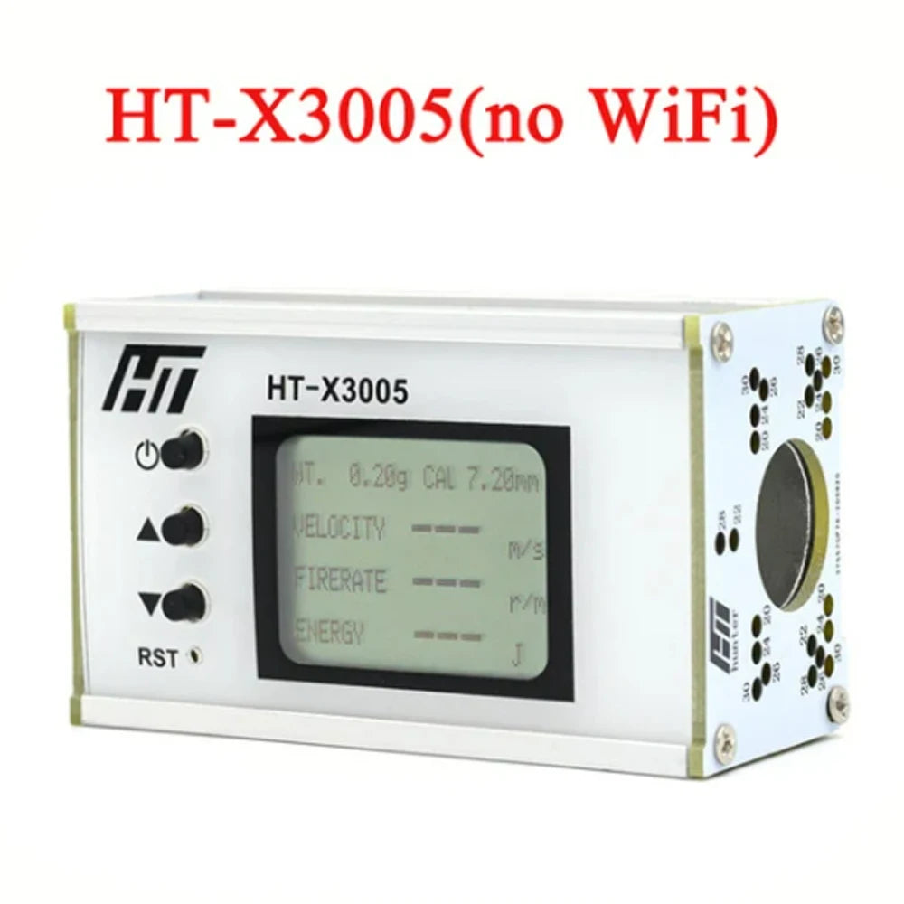 1-999m/s Speed Meter for Shooting Speed Meter Ball Velocity Energy Measurement Shooting Chronograph Bullet Speed Tester HT-X3006