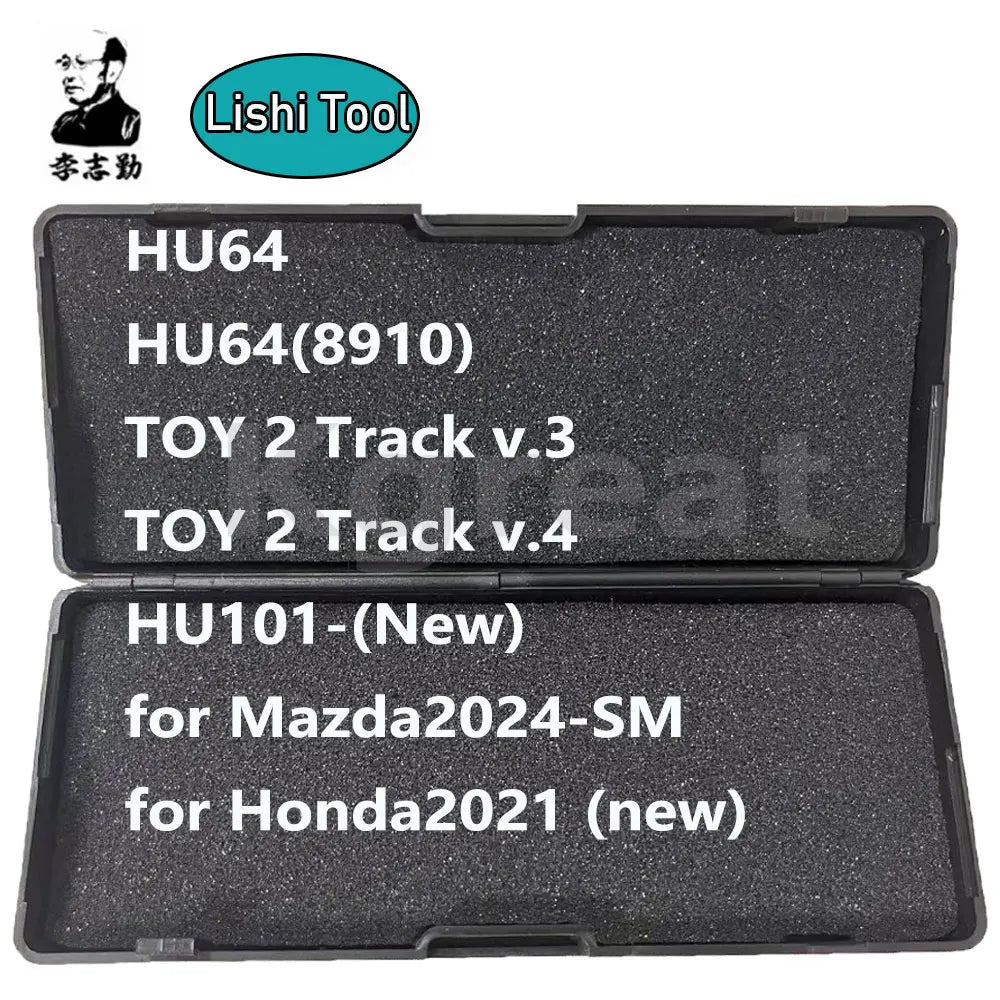 Newest LiShi Tool 2 in1 HU64 HU64(8910) TOY 2 Track V.3 TOY 2 Track V.4 HU101-New for Mazda2024-SM for Honda2021 Locksmith Tools