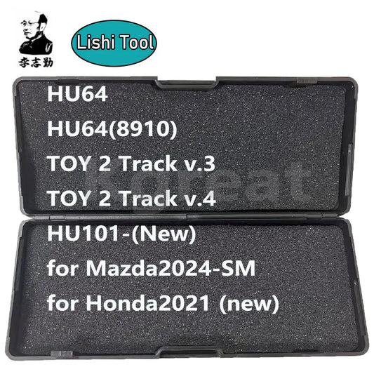 Newest LiShi Tool 2 in1 HU64 HU64(8910) TOY 2 Track V.3 TOY 2 Track V.4 HU101-New for Mazda2024-SM for Honda2021 Locksmith Tools