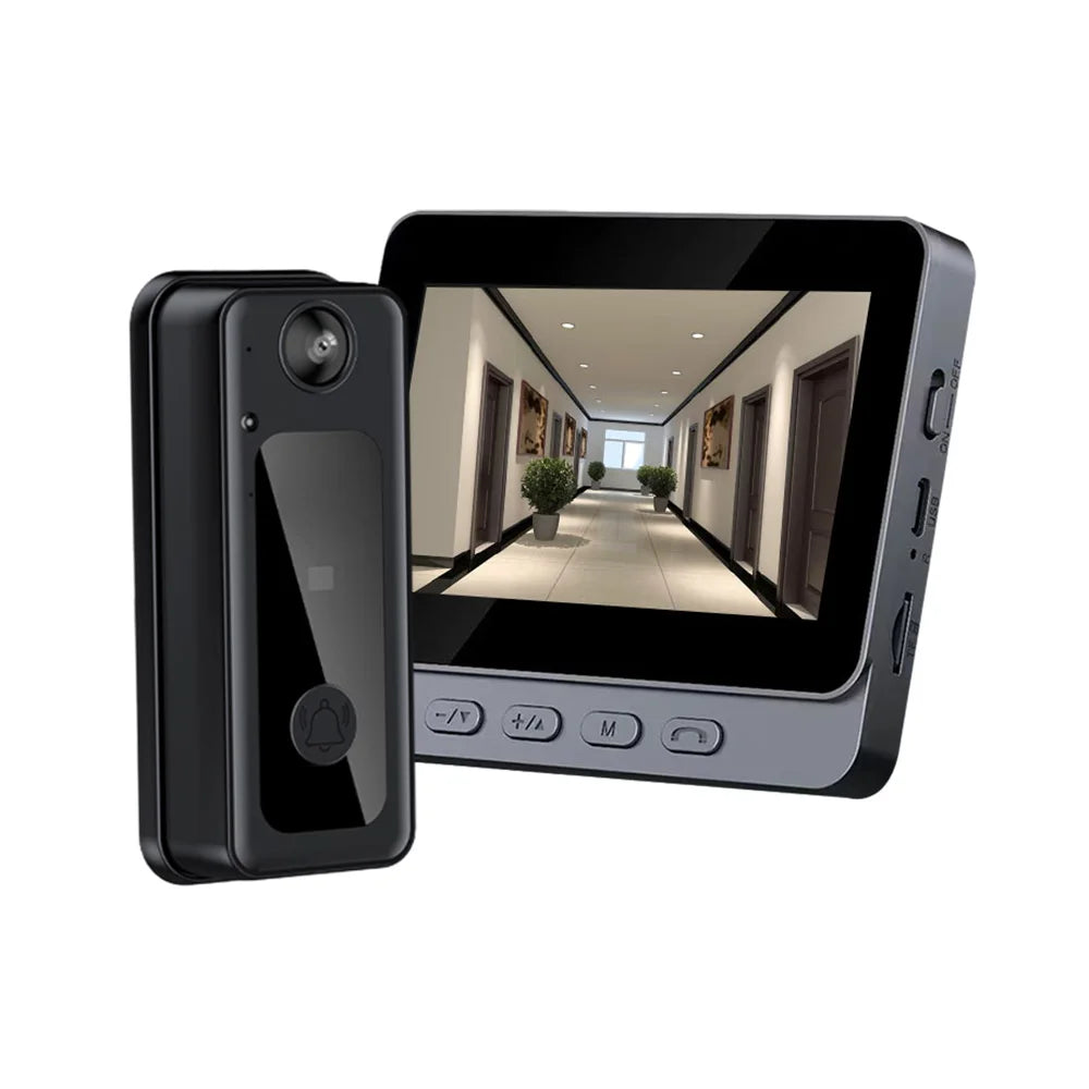 Wireless Visual Intercom Doorbell Inch IPS Screen BT