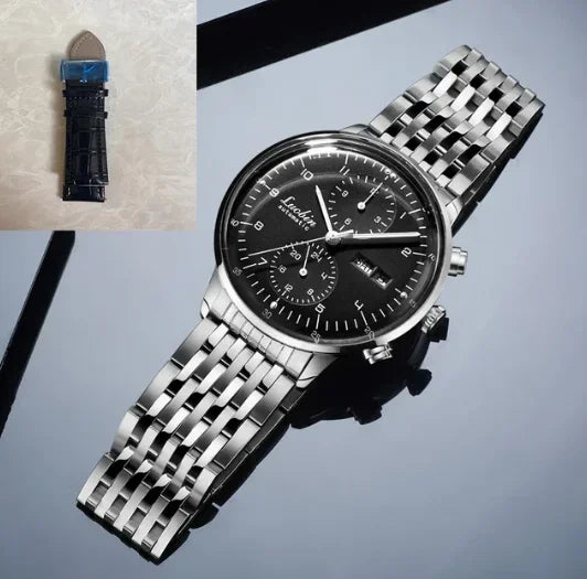 Mens Fashion Mechanical Watches Business Automatic Wristwatch Stainless Steel Luminous Designer Clock Reojes De Hombre New 2023