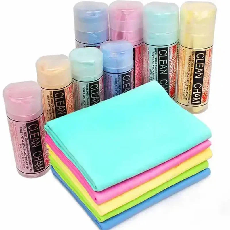 Super Absorbent Car Wash Towel Auto Care Suede Chamois Towels Car Cleaning Towel Wash Cloth Car Cleaning Tools Auto Accessories