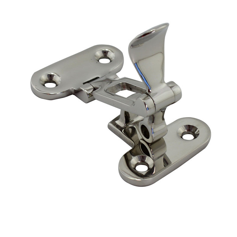 1pc Marine Boat Stainless Deck Lock Down Clamp Deck Hasp Locker Anti-Rattle Latch Fastener marine hardware laundry chute gate