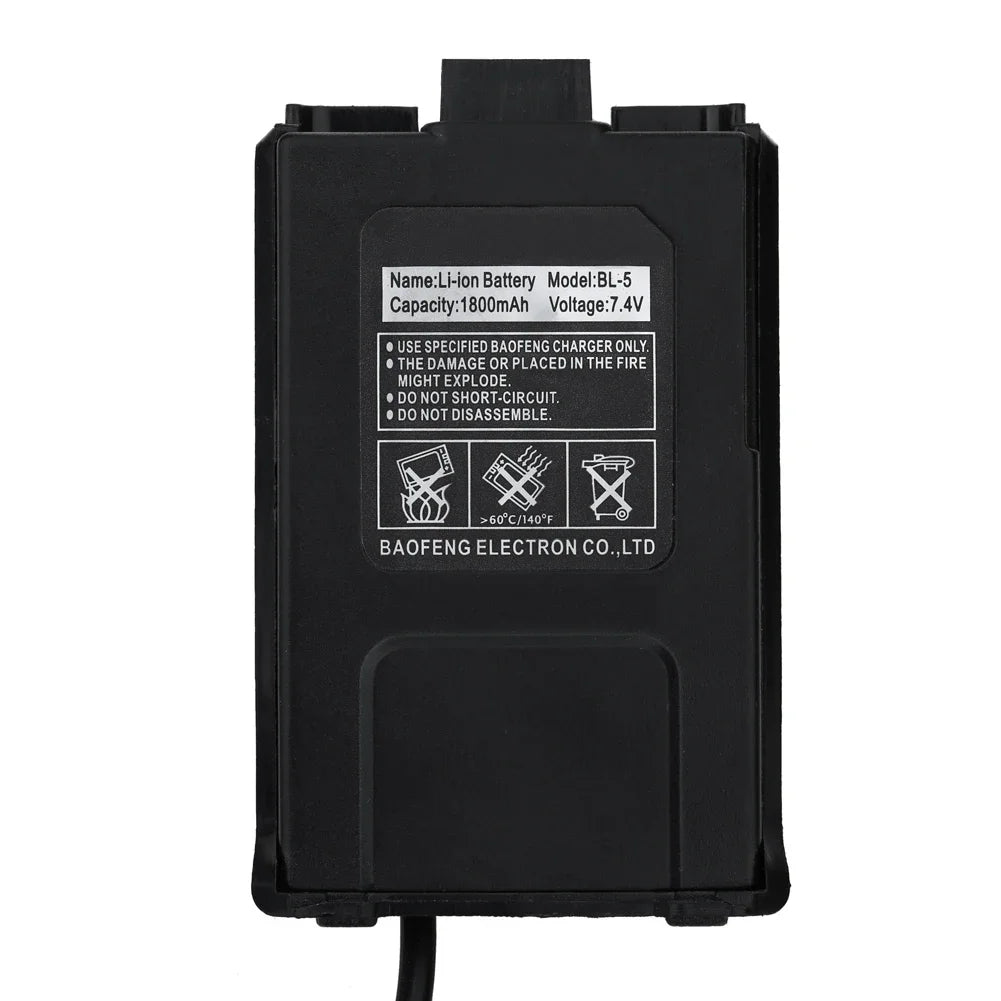 12V Car Charger Battery Eliminator for Baofeng Dual Band Radio UV-5R UV-5RE UV-5RA Two Way Radio Walkie Talkie Accessories