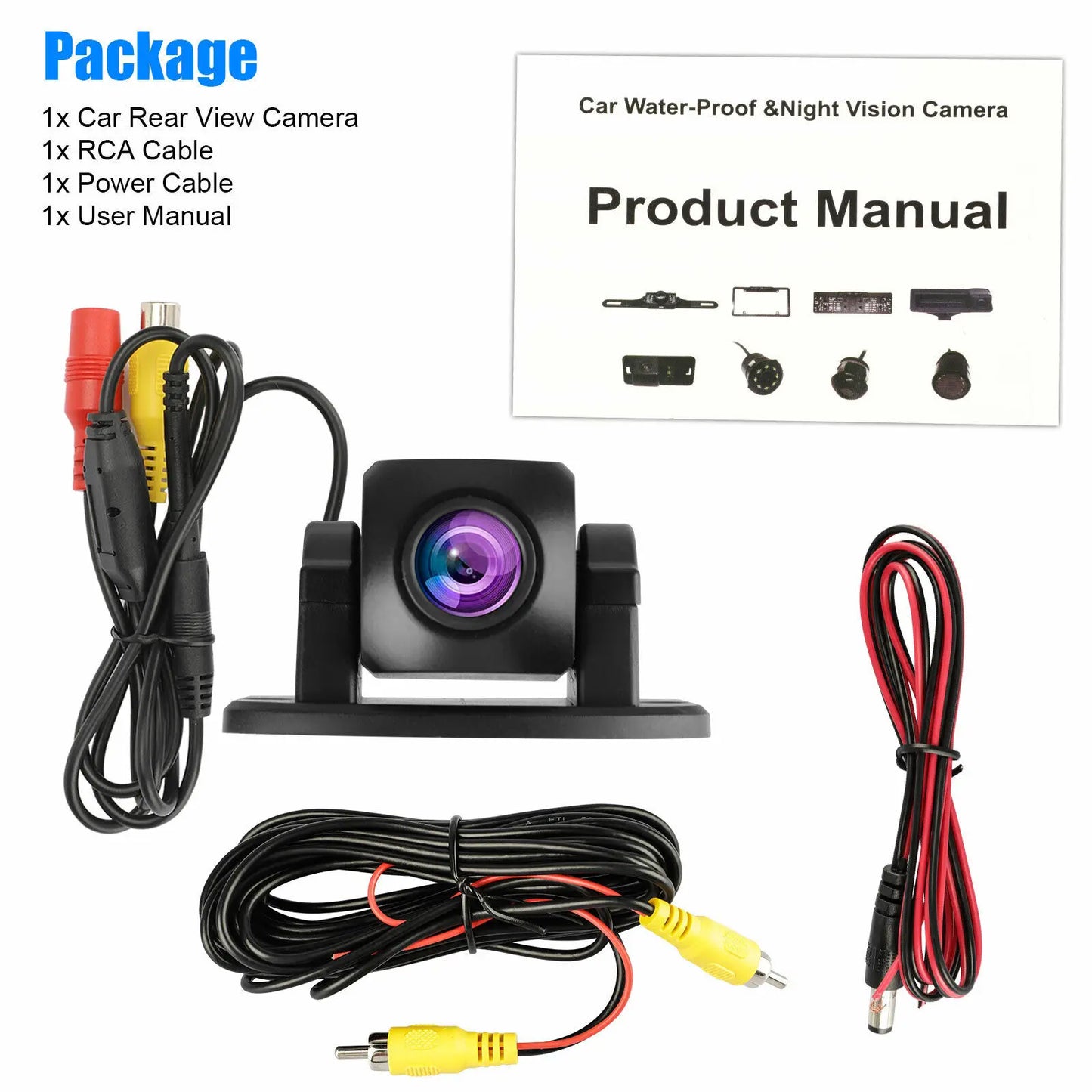 170° CMOS Car Rear View Backup Camera Reverse HD Night Vision Waterproof Cam Kit camera for car