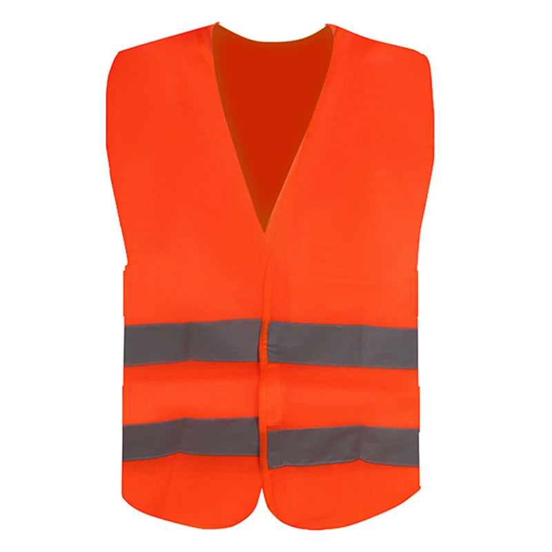 High Visibility Jacket Visibility Safety Reflective Fluorescent Fluorescent Mesh Vest For Safety Car Emergency Reflective Vest
