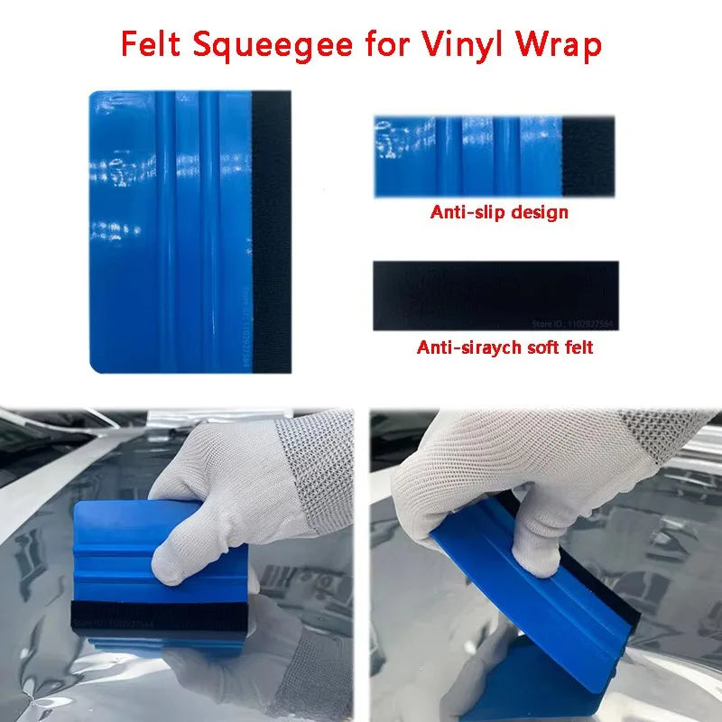 ZFOUEK Car Tools Wrap Film Sticker Wrapping Tool Vehicle Vinyl Wrap Window Tint Film Tool Kit Cutter Aid Tool Window Tinting