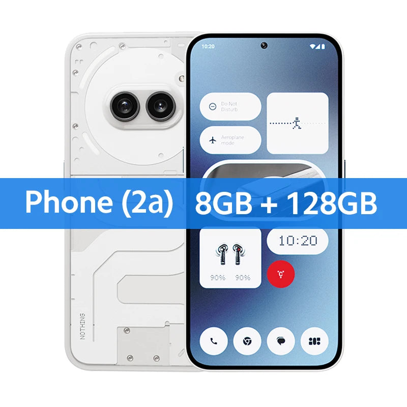 Nothing Phone (2a) Global Version Smartphone Dual 50MP Cameras Dimensity 7200 Pro Processor 6.7" 120Hz Flexible AMOLED Display