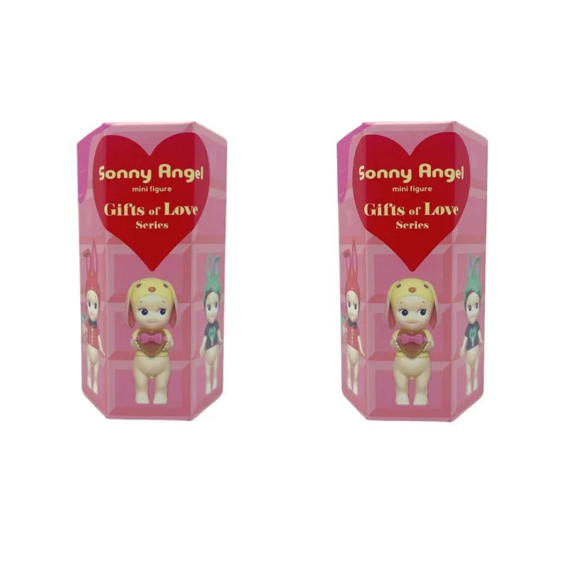 New Hot Sonny Angel Gifts Of Love Series Model Limited Collection Figure Cartoon Desktop Blind Box Xmas Valentine'S Day Gift Toy