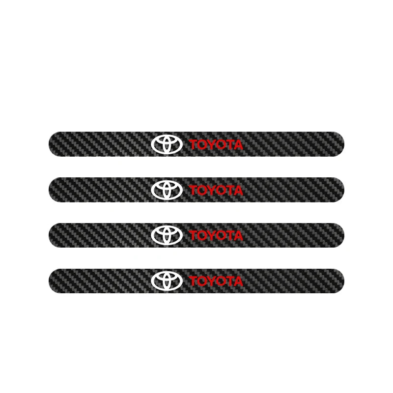 Car Threshold Sticker with Door Handle Bowl Scratch Protective Sticker For Toyota C-hr Rav4 Yaris Hilux Prius Avensis Auris
