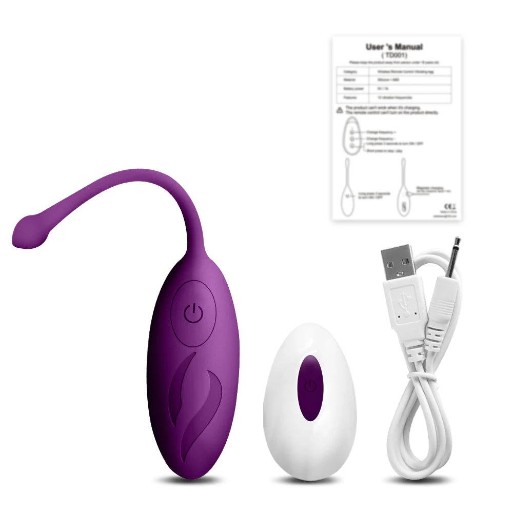 10 Modes Wearable Vibrating Egg Remote Control Vaginal Massage Clit Stimulator Female Masturbation Adult Sex Toys for Women