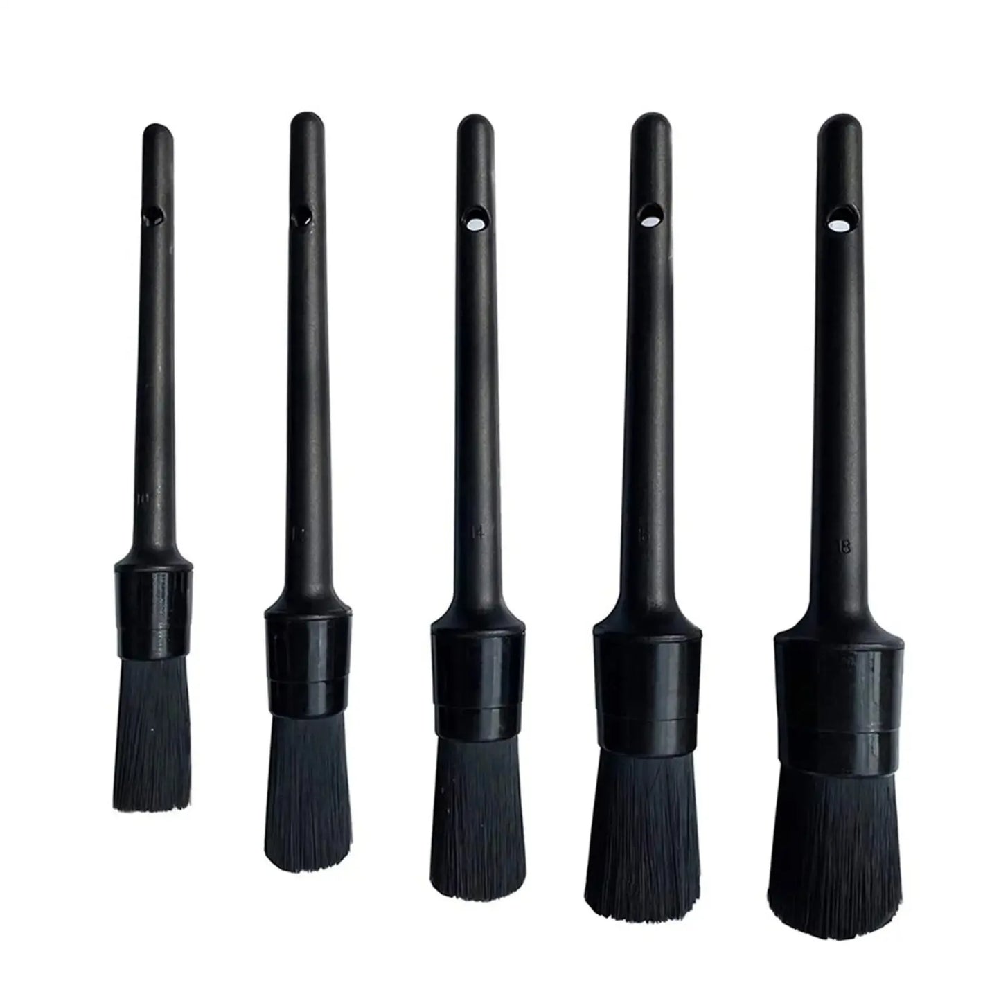 1/5x Car Detailing Cleaning Brushes Soft Detail Brush Wheel Cleaner Auto Dust Removal Brush Car Interior Exterior Accessories