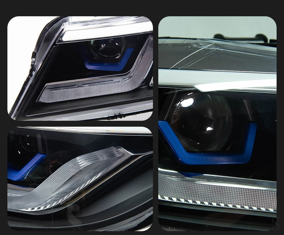 AKD Auto Styling BMW E90 3 Series 2005-2012 Headlight Assembly Upgrade Latest G28 Design Dynamic Signal Light LED Headlight Acce