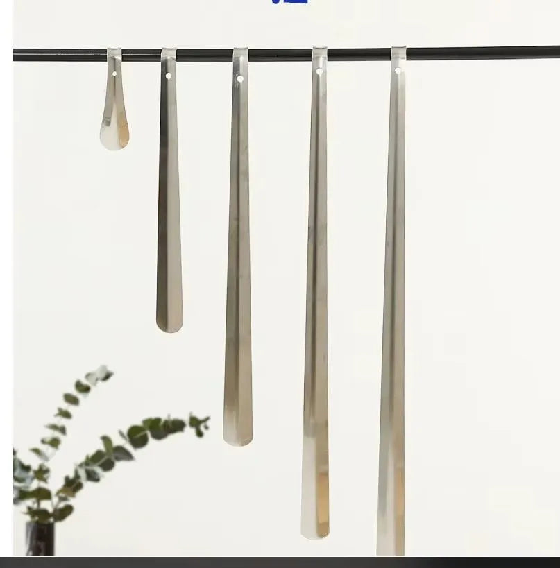 1 PCS portable household supply stainless steel shoes lift durable tools, wear long handle pull shoes
