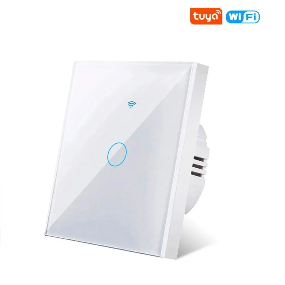 Tuya WIFI Smart Home Switch Light Wall US/EU Glass Touch Panel Voice Wireless Remote Control by Alexa Google Home