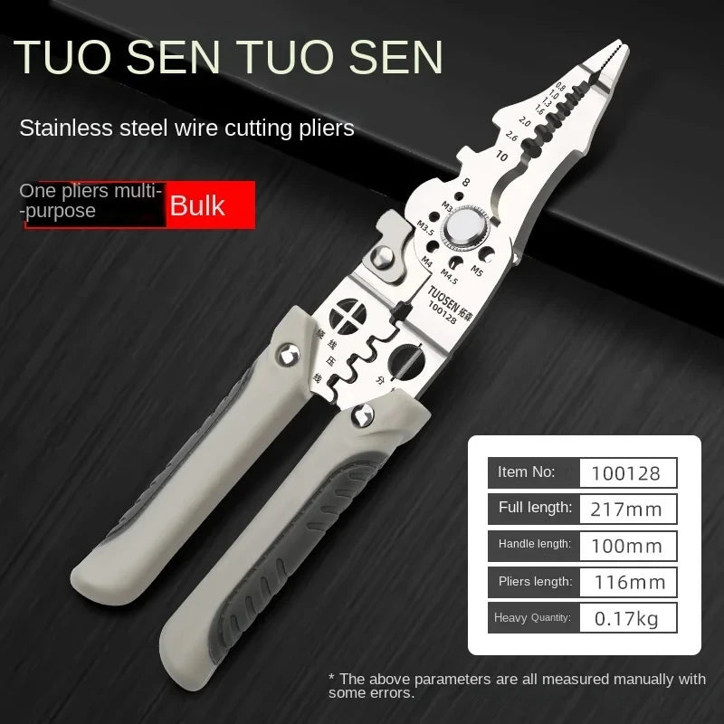 Pliers, multi-functional electrical pliers, wire stripping pliers, electrical special