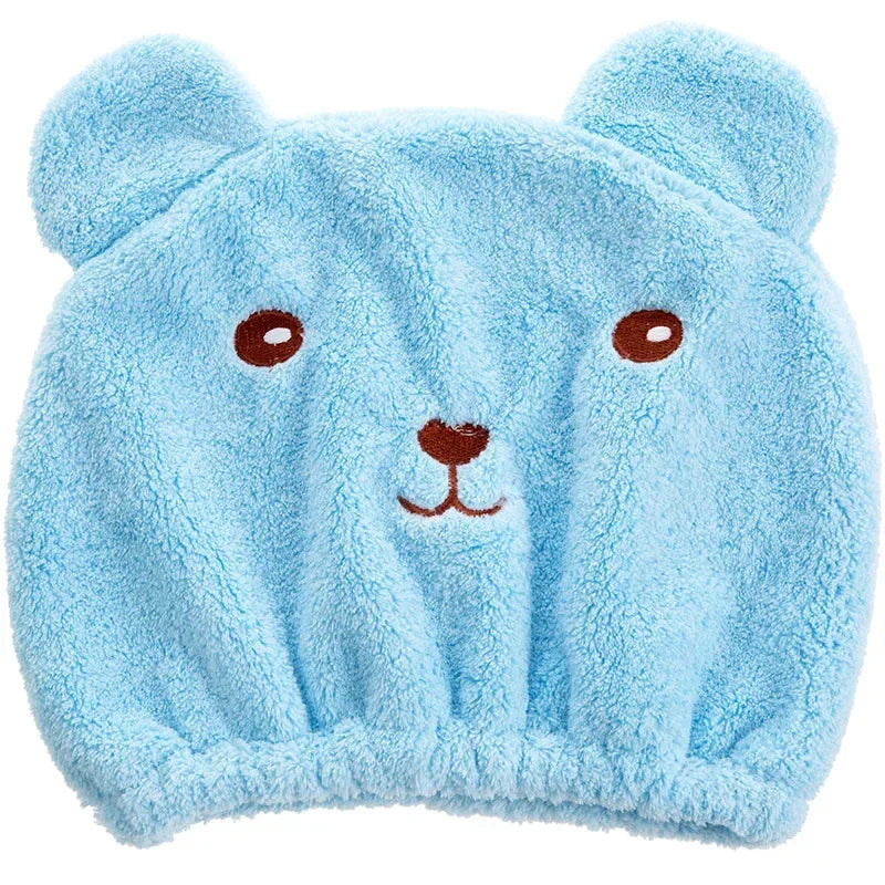 Extra thick and super absorbent headband, towel, shower cap, hair cap