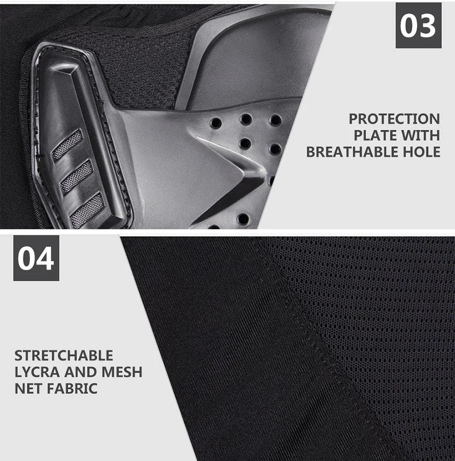 HEROBIKER Motocross Jacket Men Body Armor Motorcycle Armor Bicycle Racing Jacket Riding Motorbike Moto Protection S-5XL