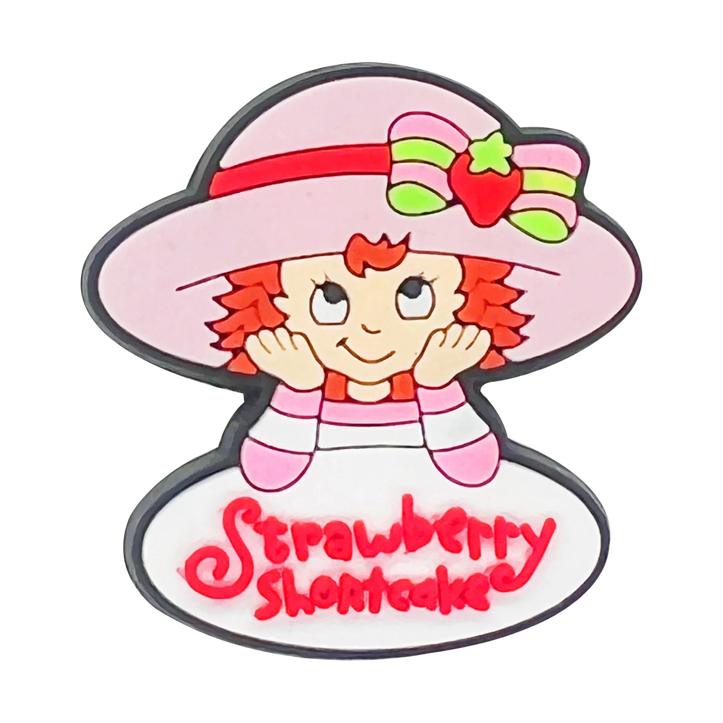 9pcs/set Cute Strawberry Girl Cartoon Series for Cartoon Shoe Charms Accessories DIY Decoration for Classic Clog Kids Gifts