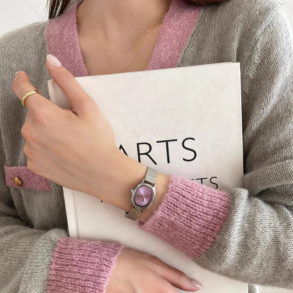 New Elliptic Watch Women Retro Fashion Ladies Quartz Wrist Watch Student Simplified Net Belt Watch Relojes Para Mujer Montre
