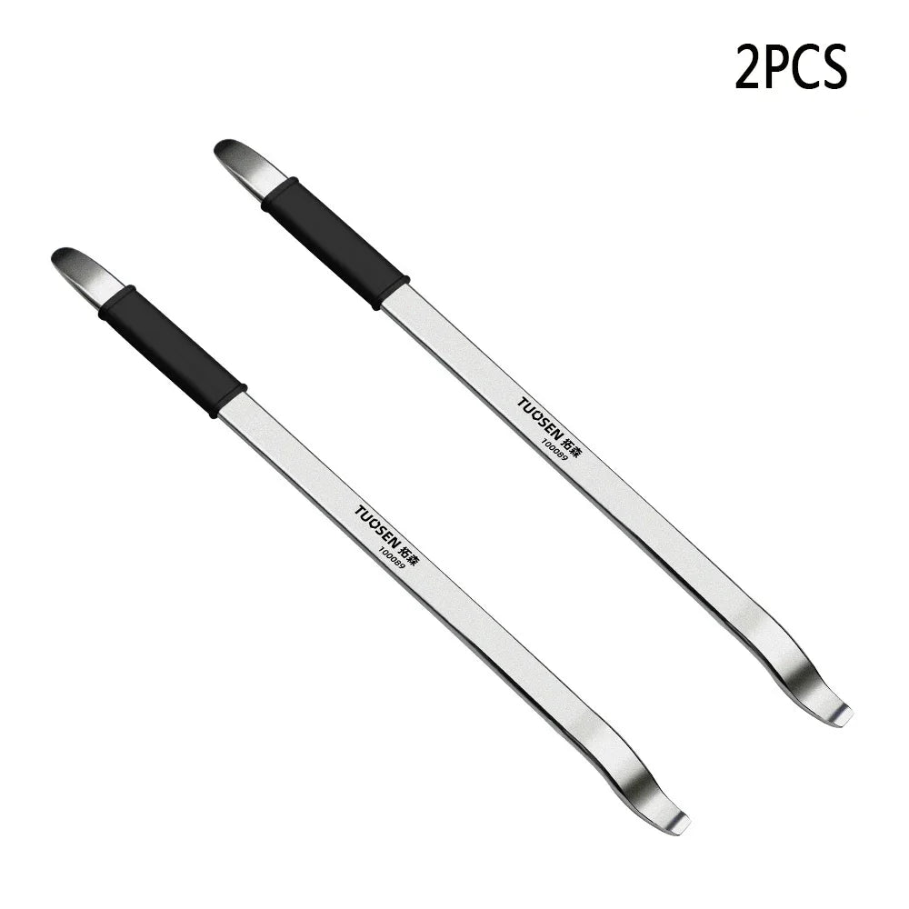 1/2PCS Professional Tire Changer Pry Bar Tool-Durable Metal,Rubber Handle,Labor-Saving Design,Non-Damaging Pry Corner